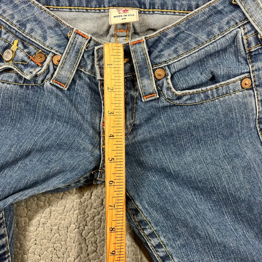 True Religion Blue Flare Jeans - Picture 8 of 11